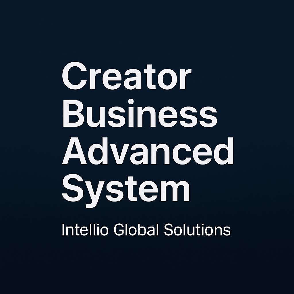 Creator Business Advanced System