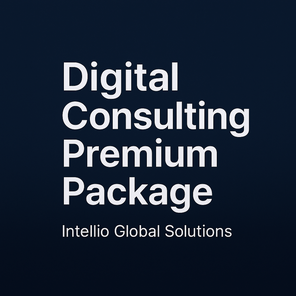 Digital Consulting Premium Package (3 Sessions)